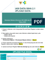 Migrasi Data SIHA 2.1 - Upload Data