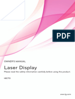 Laser Display: Owner'S Manual