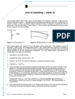 AD 311_T-sections in bending - stem in compression