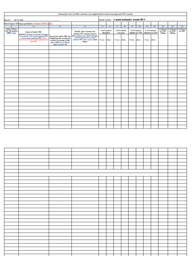 PBC Contact Screening Tool | PDF | Pharmacology | Social Programs