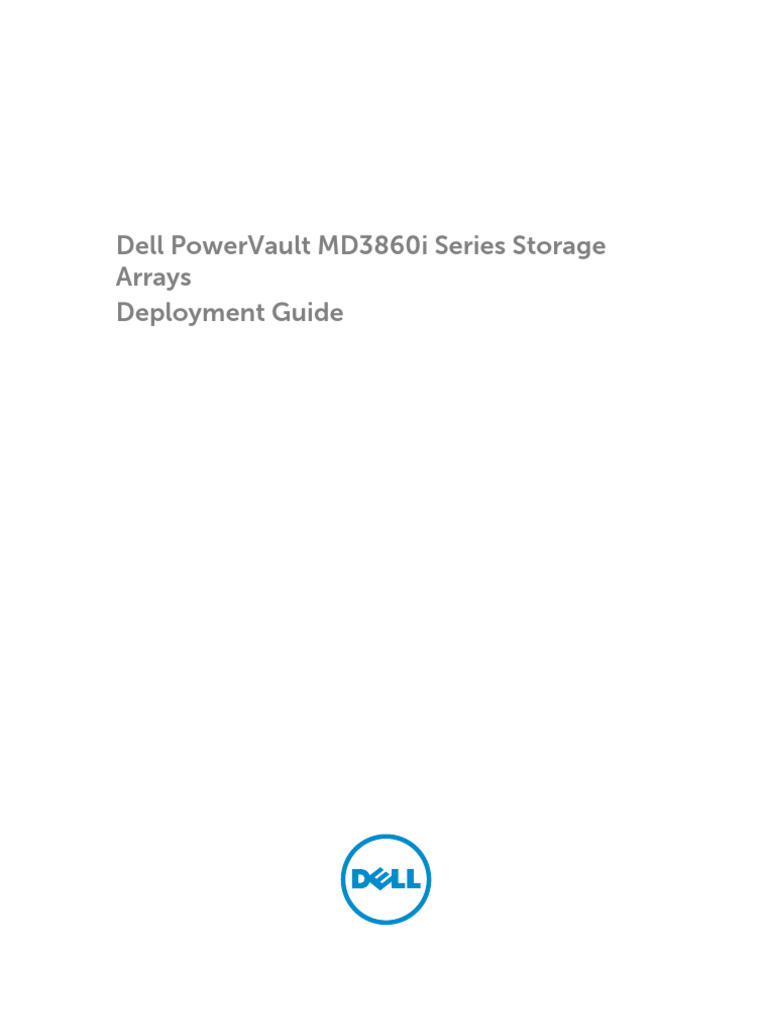 Powervault-Md3860i - Deployment Guide - En-Us | PDF | Installation ...
