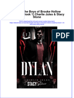 Read online textbook Dylan The Boys Of Brooke Hollow Academy Book 1 Charlie Jules Stacy Stone ebook all chapter pdf 