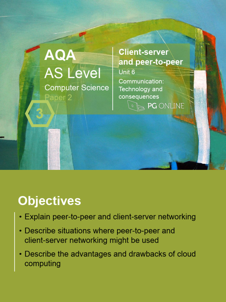 L3 Client-Server and Peer-To-Peer | PDF | Client–Server Model | Peer To ...