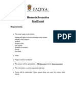 Managerial Accounting - Final Project