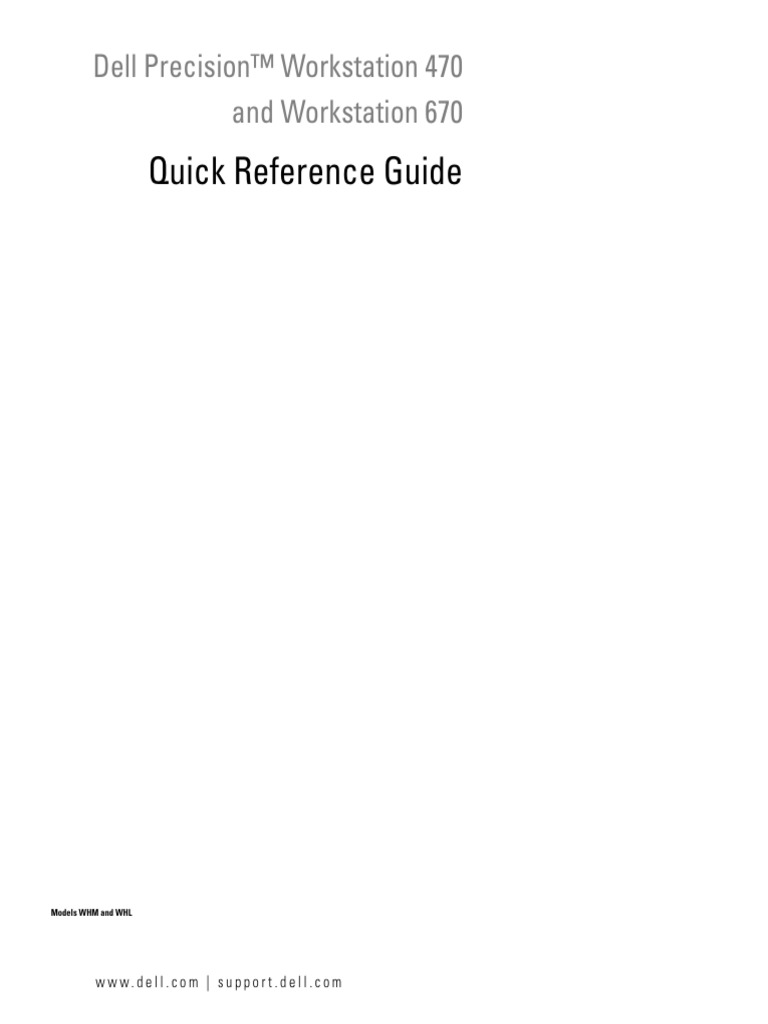 Dell Precision 670 | PDF | Operating System | Booting