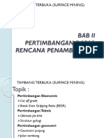 BAB II Pertimbangan Dasar Rencana Penambangan-Dikonversi