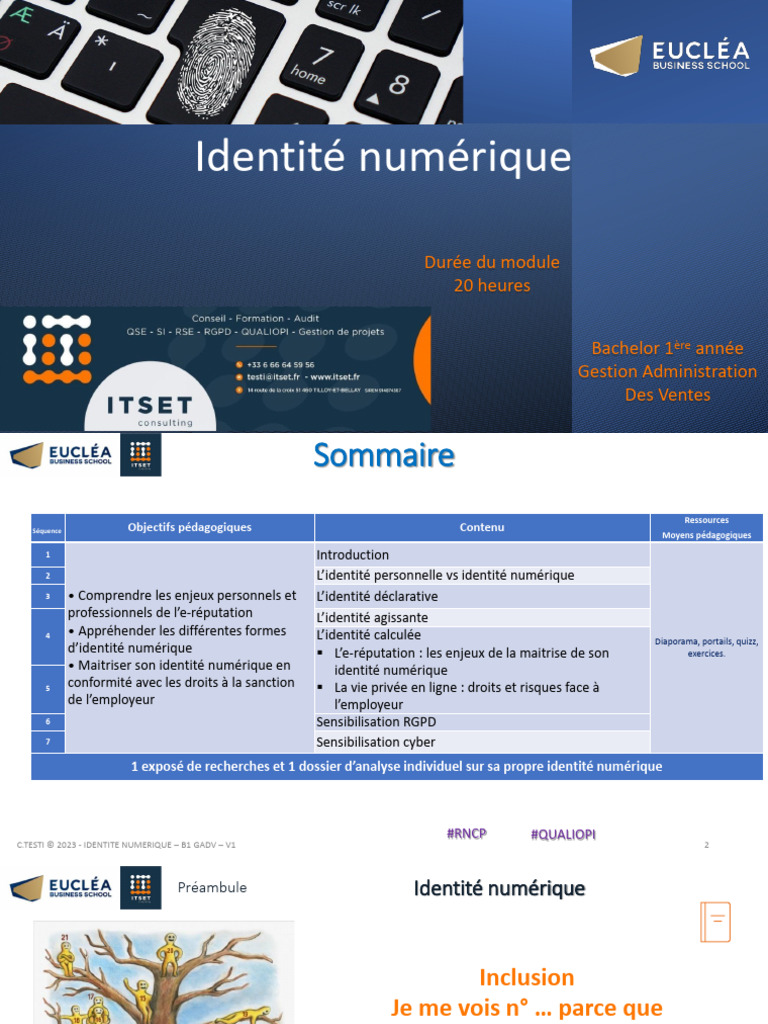 Comprendre l'identité numérique | PDF | Vie privée et informatique ...