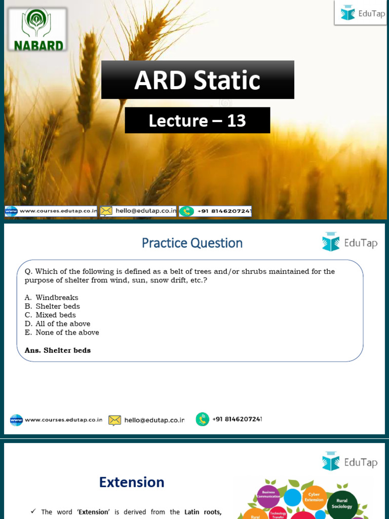 Extension Education PDF