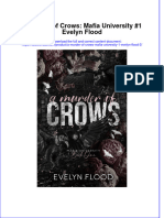 Read online textbook A Murder Of Crows Mafia University 1 Evelyn Flood 2 ebook all chapter pdf 