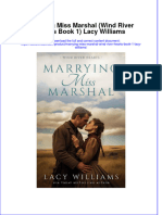 Read Online Textbook Marrying Miss Marshal Wind River Hearts Book 1 Lacy Williams Ebook All Chapter PDF