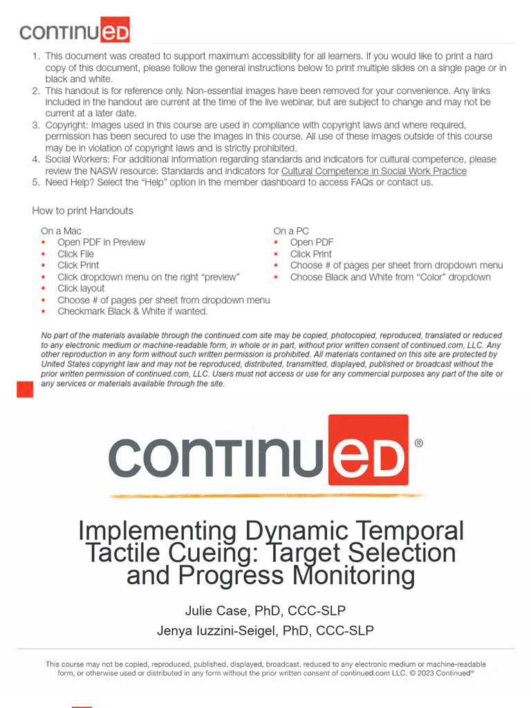 MB Cont 10725 DTTC Target Selection | PDF | Syllable | Consonant