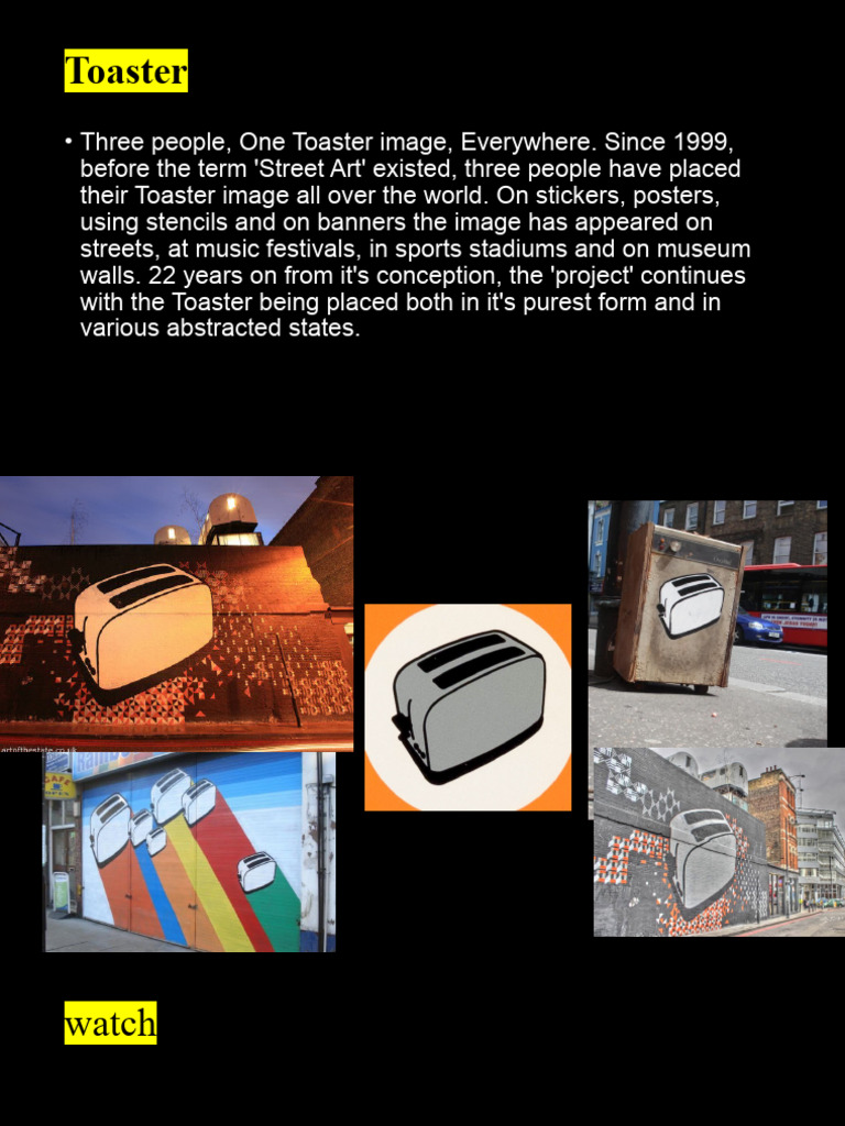 Global Toaster Street Art Project | PDF