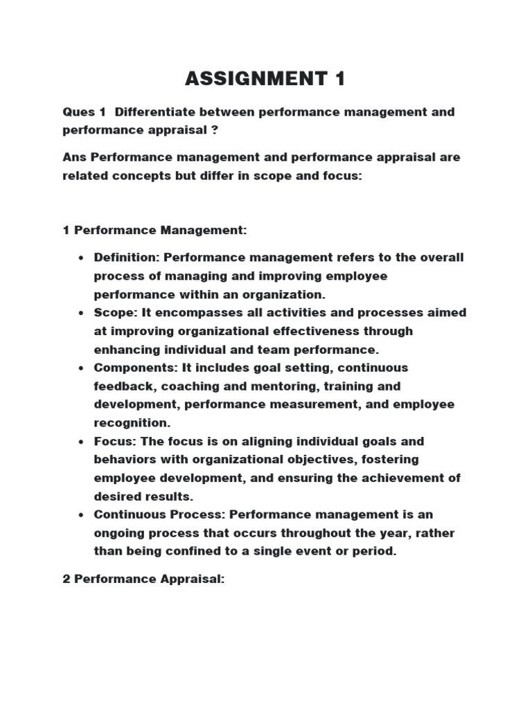 Performance Management Insights | PDF | Performance Indicator ...