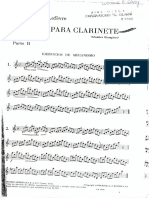 Lefevre J. Metodo para clarinete Ejercicios de mecanismo