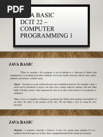 DCIT 22 Computer Programming 1 Lecture 4