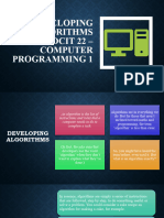 DCIT 22 Computer Programming 1 Lecture 2