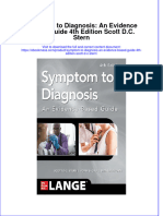 Read online textbook Symptom To Diagnosis An Evidence Based Guide 4Th Edition Scott D C Stern ebook all chapter pdf 