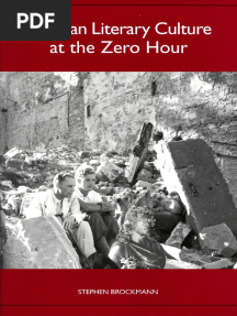 Stephen Brockmann - German Literary Culture at The Zero Hour (Studies in German Literature Linguistics and Culture) (2004)