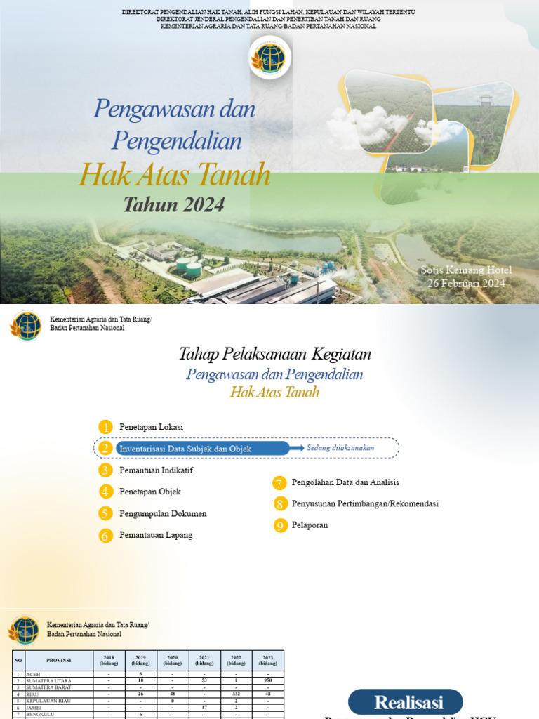 proses penertiban tanah oleh pemerintah