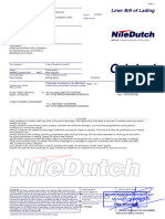Bills Lading - Nile Dutch Moto 1