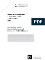 Financial Management Subject Guide