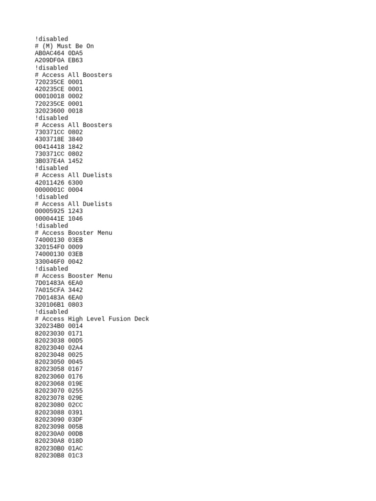 Yu-Gi-Oh! 2004 Tournament Cheats | PDF | Games Of Chance | Collecting