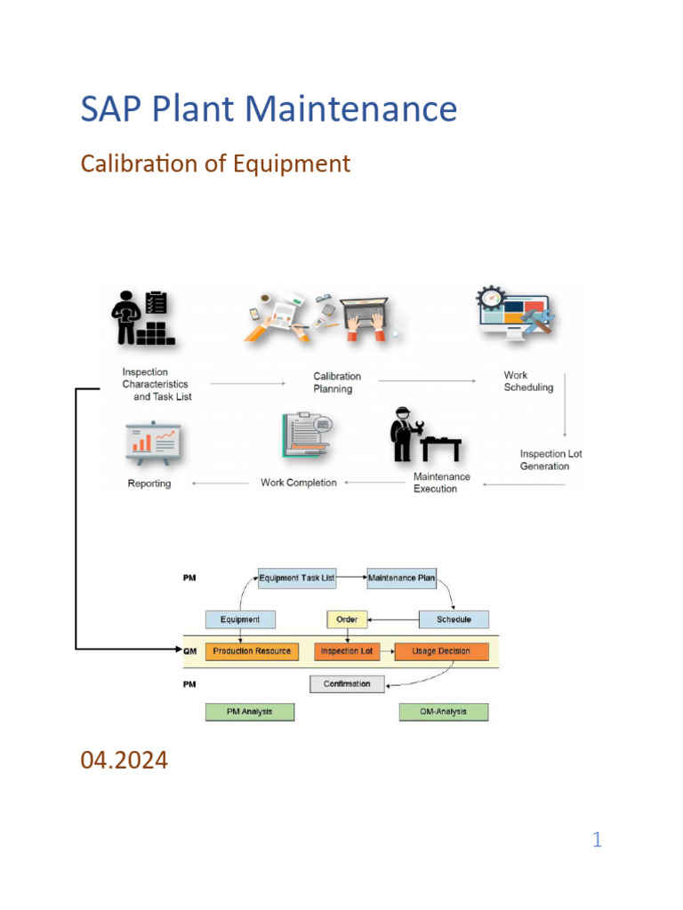 SAP PM Equipment Calibration Process | PDF | Calibration | Accuracy And ...