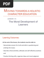 Moving Towards a Holistic Character Education Group 8