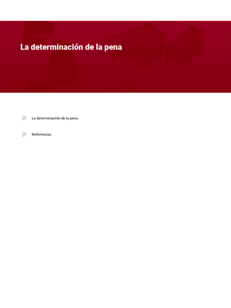 La Determinación de La Pena | PDF | Derecho penal | Castigos