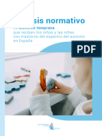 Análisis Normativo: La Atención Temprana Que Reciben Los Niños y Las Niñas Con Trastorno Del Espectro Del Autismo en España