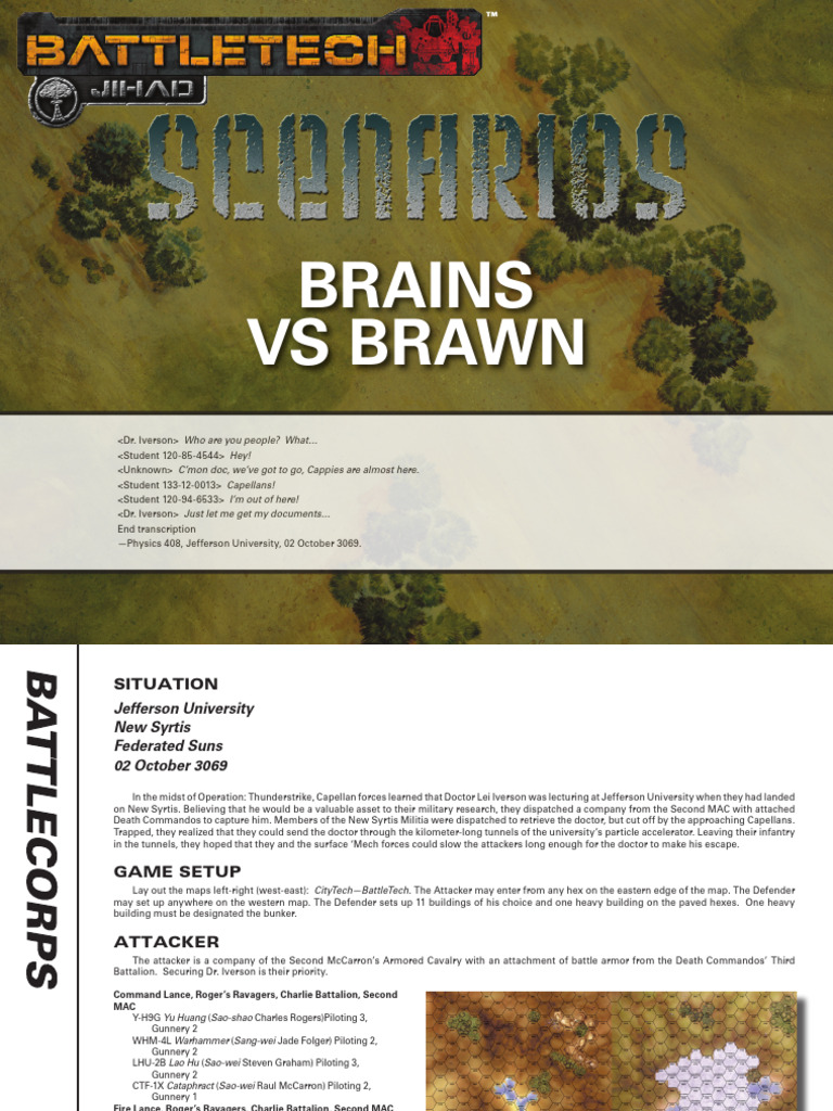 0414-Brains Vs Brawn | PDF | Military Forces | Military Organization