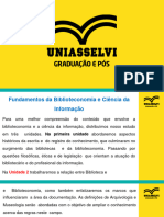 Fundamentos da Biblioteconomia e Ciência da Informação U2