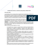 Práctica Docente 2024 Acuerdos Entre Jardines e ISFDyT Nº158