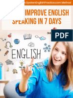 How to Improve English Speaking in 7 Days
