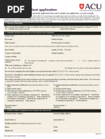 ACU Application Form