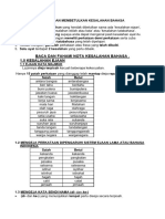 Teknik Mengesan Dan Membetulkan Kesalahan Bahasa