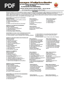 Bulawayo Polytechnic Advert For Courses For 2024 Intake PDF