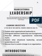 Educ 153 - Chapter 8 - Organizational Leadership