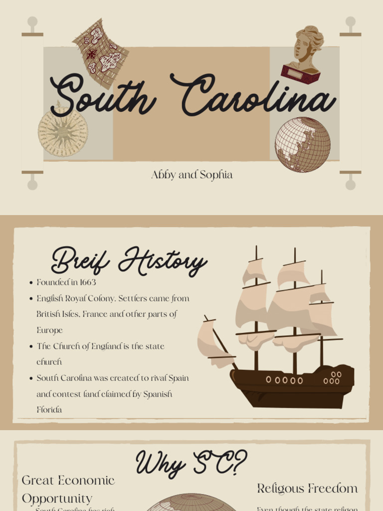 South Carolina APUSH presentation PDF Southern United States