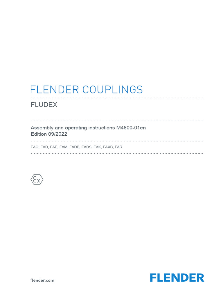 Fludex: Assembly and Operating Instructions M4600-01en Edition 09/2022 ...