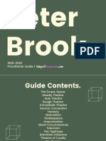 Peter Brook Practitioner Pack