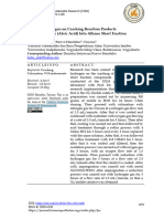 Effect of Hydrogen On Cracking Reaction Products 9-Octadecenoate (Aleic Acid) Into Alkane Short Fraction Compounds