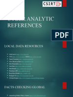 Analytic Reference
