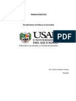 La Importancia de La Información en La Relaciones de Consumo TP Procedimientos de Defensa Al Consumidor