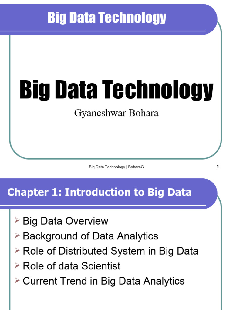 Big Data CH 1 | PDF | Big Data | Analytics