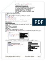 Unit - V (Python Programming)