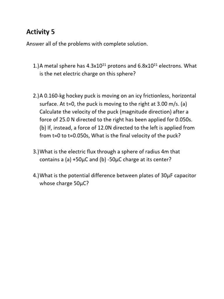 Activity 5 | PDF | Science & Mathematics