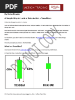 Al Brooks Trading Price Action Bar by Bar | PDF | All Rights Reserved