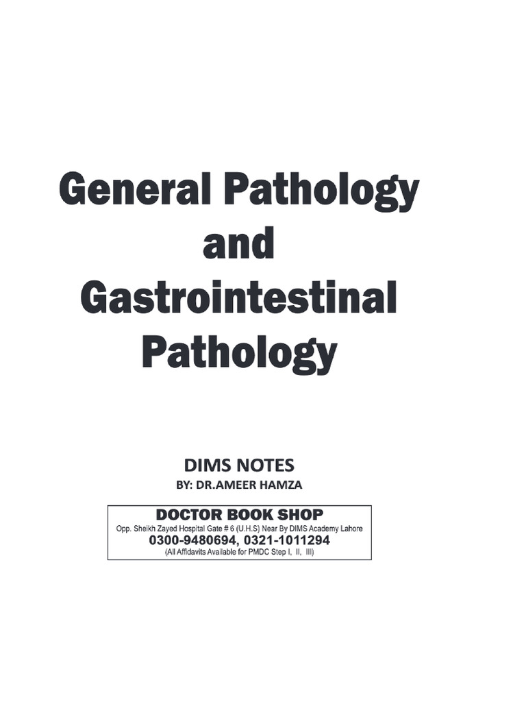 Gastrointestinal Pathology Notes | PDF