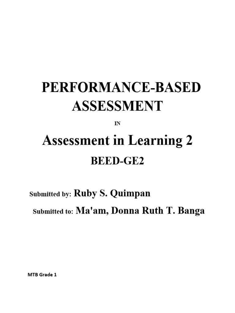 Assessment Project PDF Nonverbal Communication Experiment